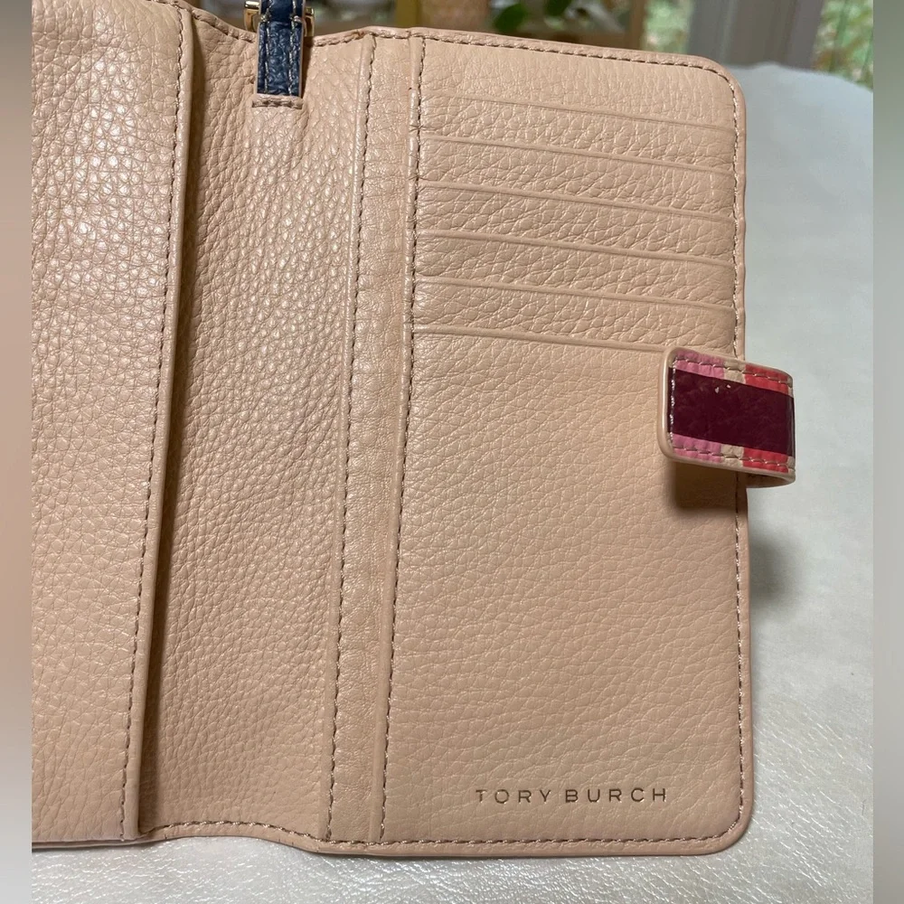 Tory Burch Colorful Striped Wristlet